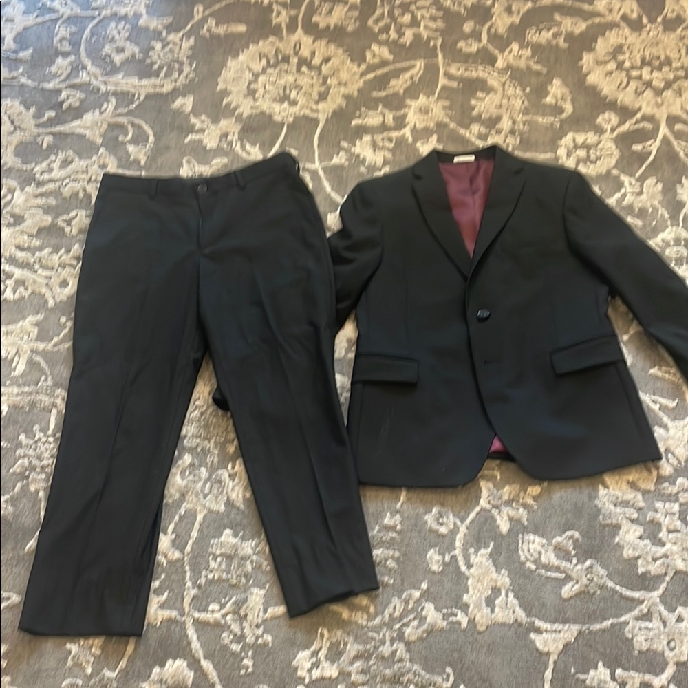 Joseph Aboud Boy's Size 16R Black Suit